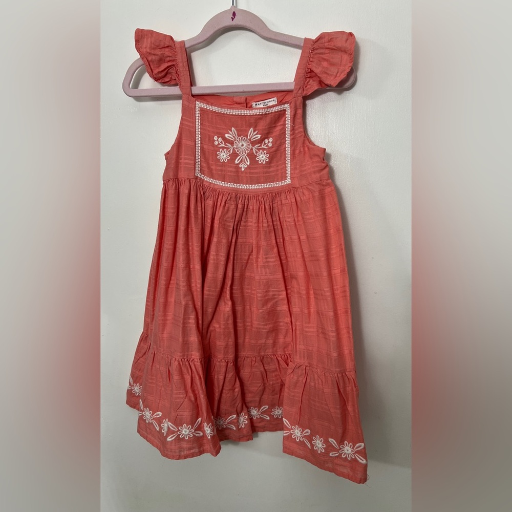 Max Studio Coral Floral Kids Dress